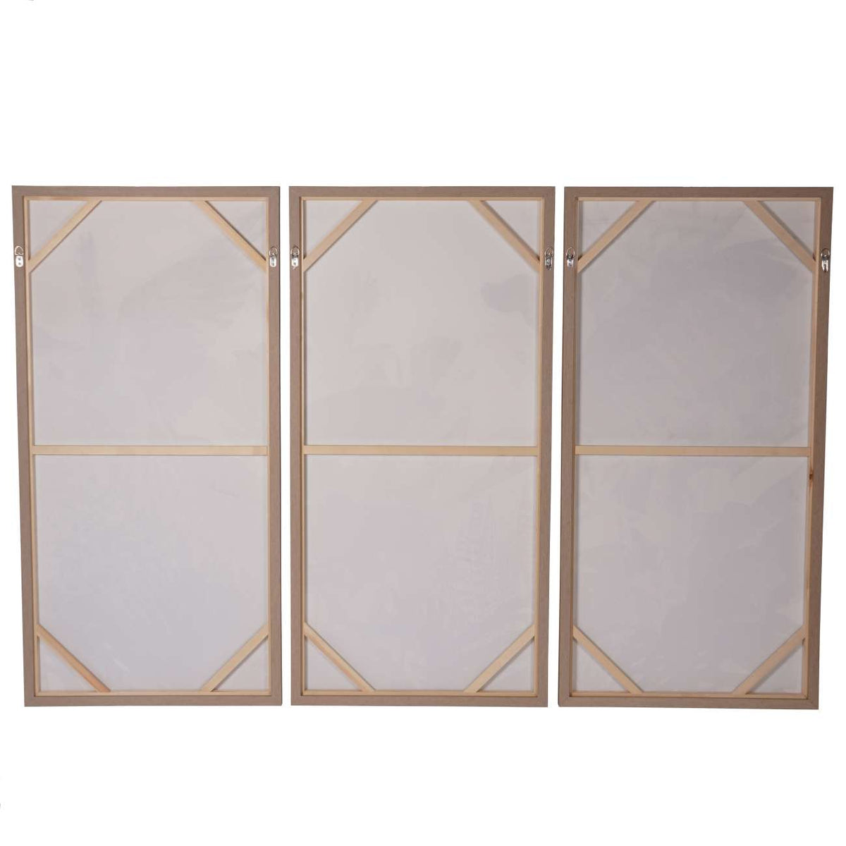 Wesley Birds Set of 3 Framed Canvas Wall Art 210x140cm