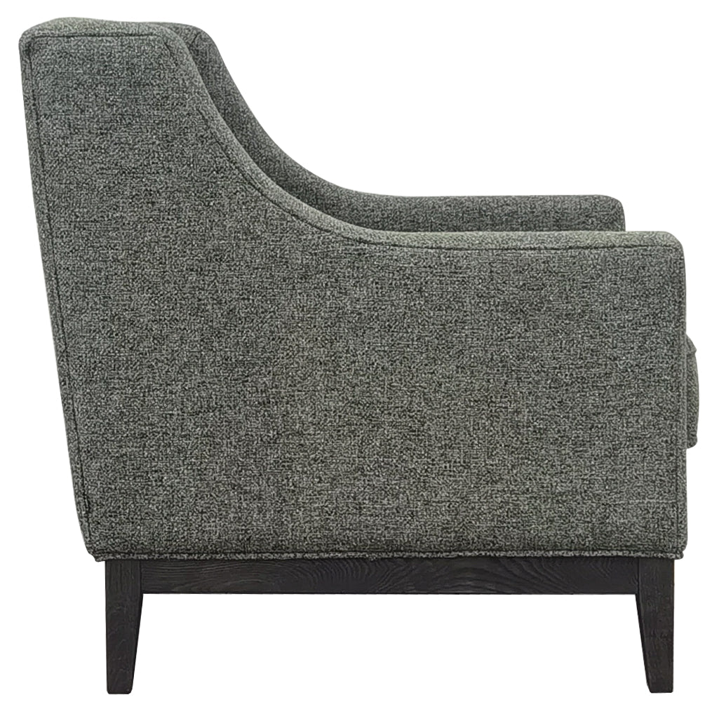 Carlisle Buttoned Armchair Forest Green