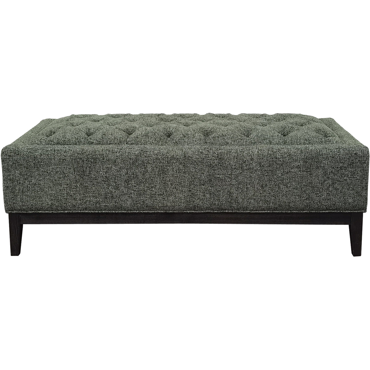 Carlisle Buttoned XL Ottoman Forest Green