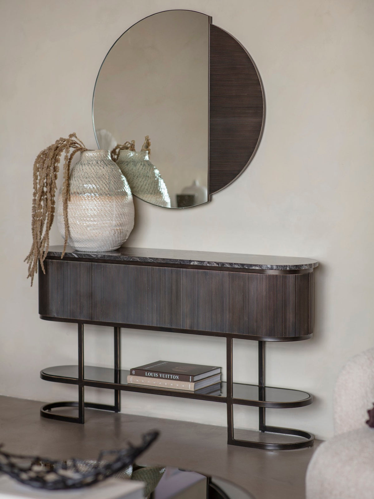 Monte Carlo Black Console Table