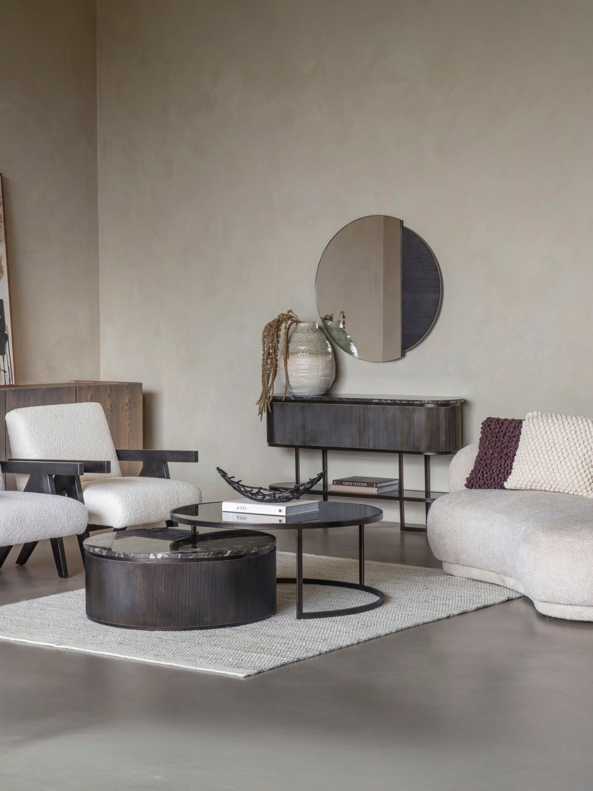 Monte Carlo Black Console Table