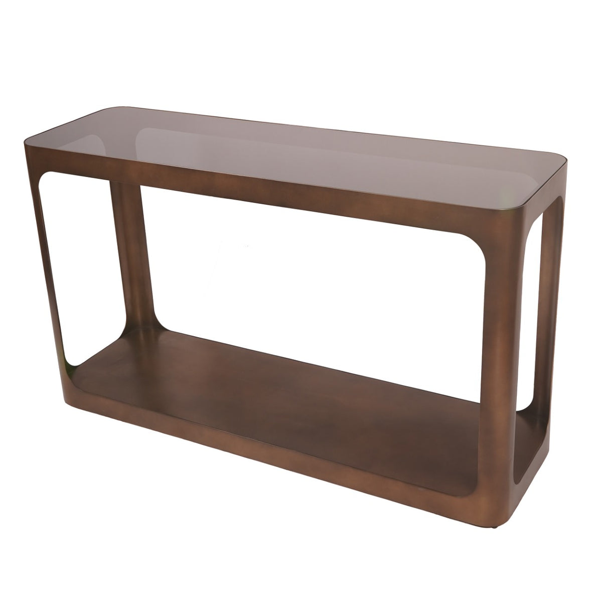 Eden Metal and Glass Console Table