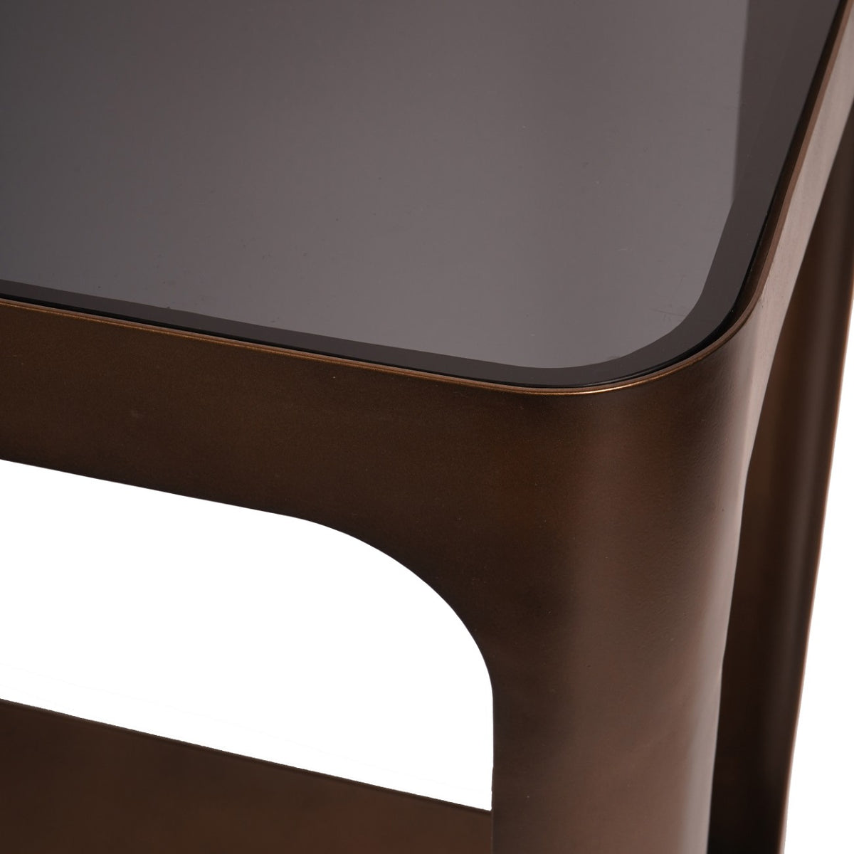 Eden Metal and Glass Console Table