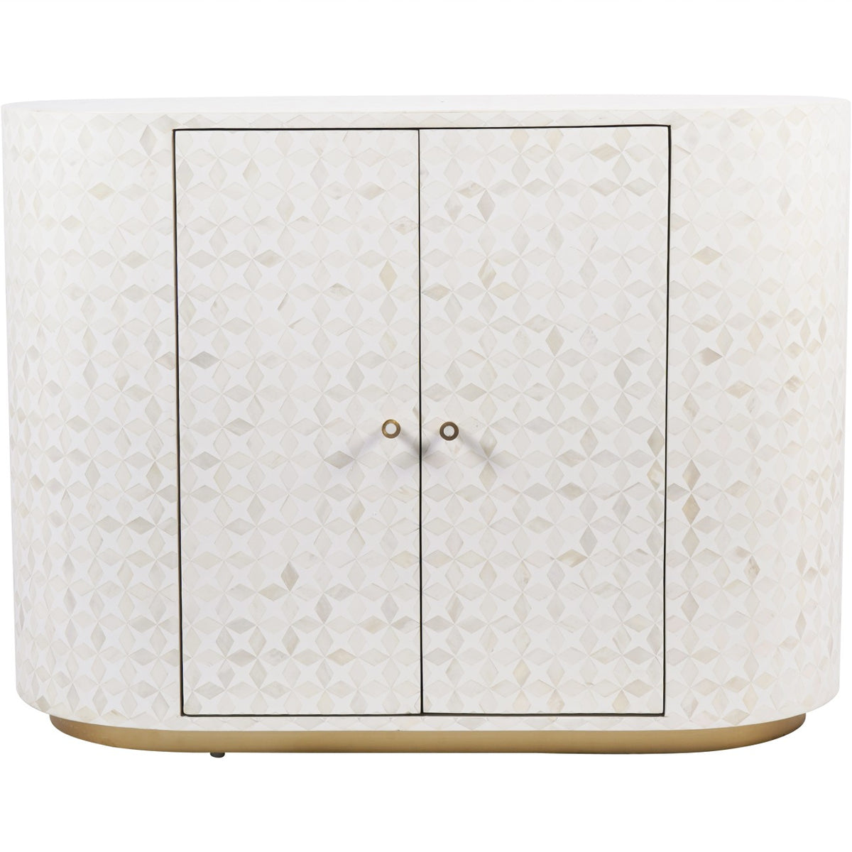 Rowan Bone Inlay Two Door Cabinet