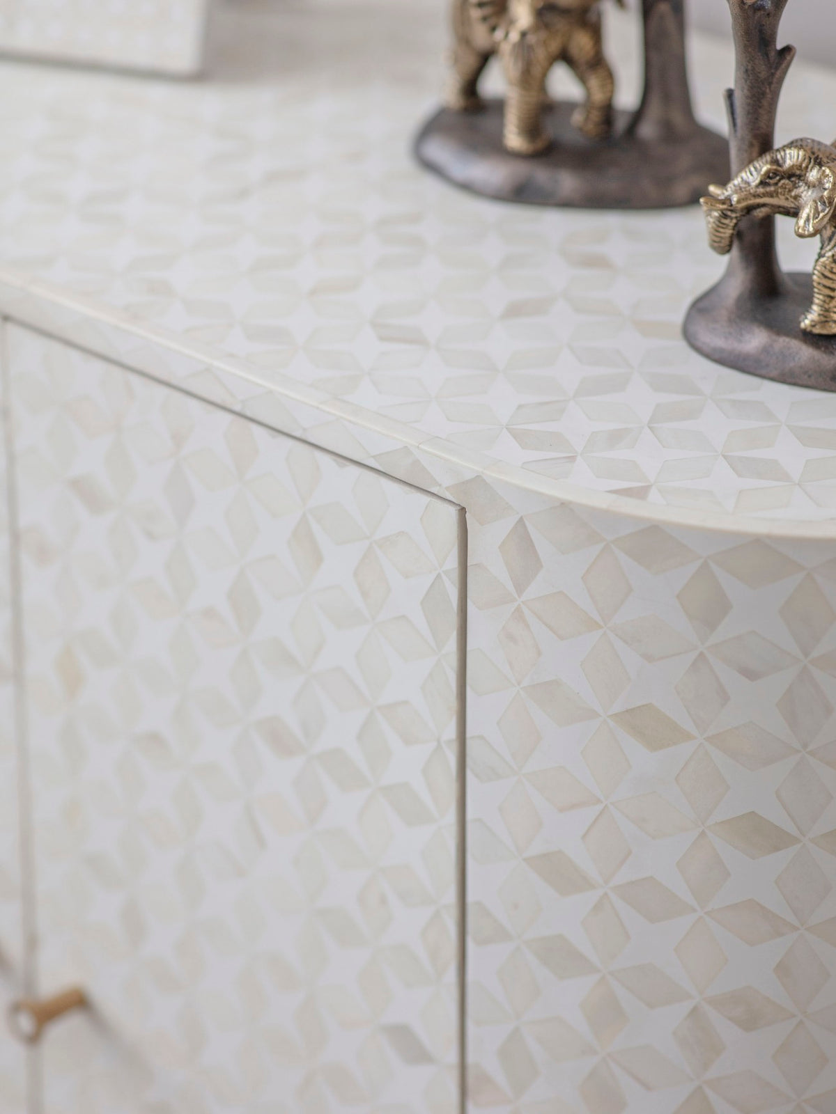 Rowan Bone Inlay Two Door Cabinet