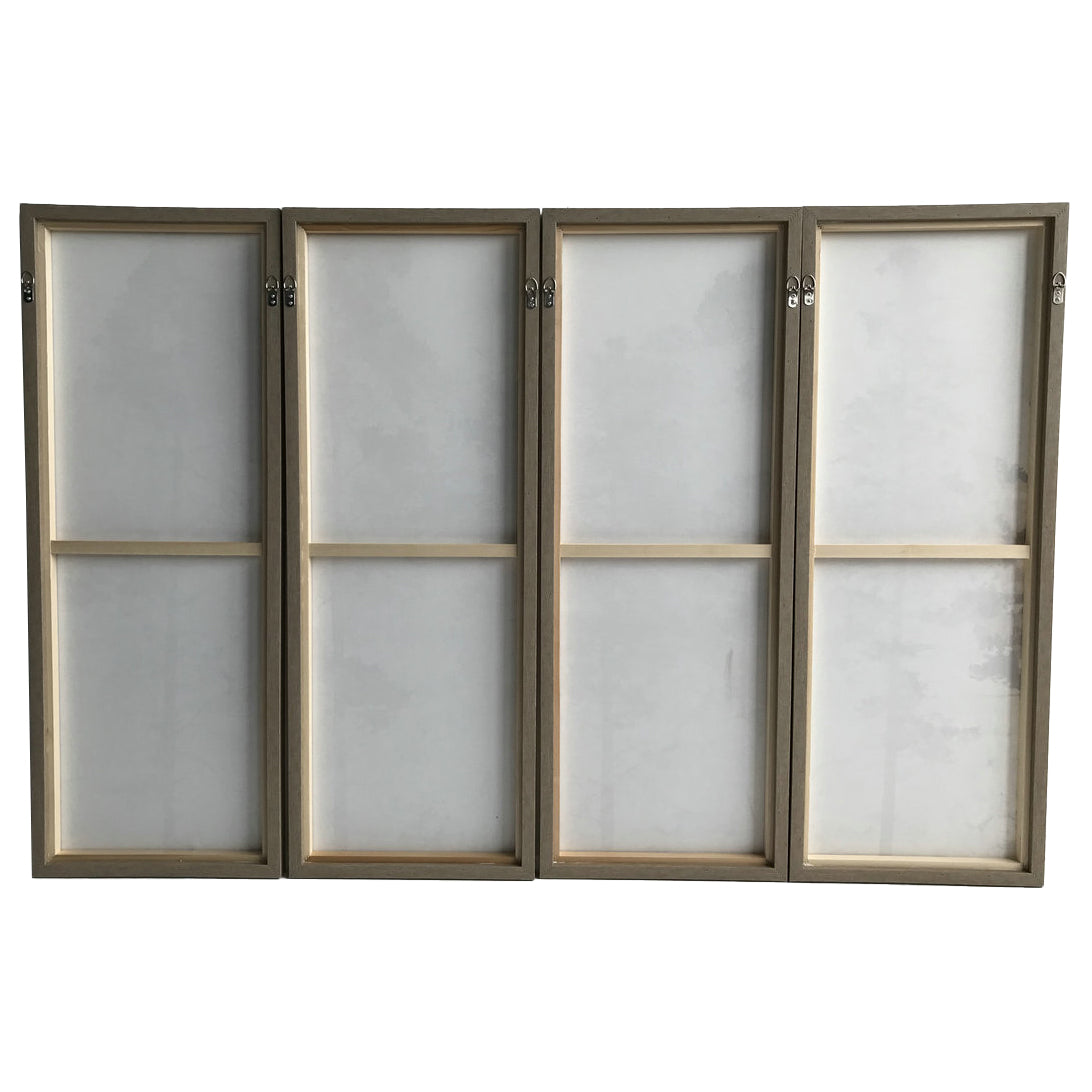 Vale Trees Set of 4 Framed Canvas Wall Art 180x120cm