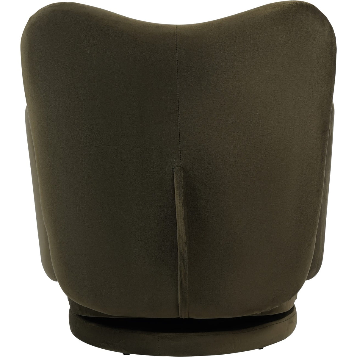 Ursula Upholstered Swivel Chair Velvet Green