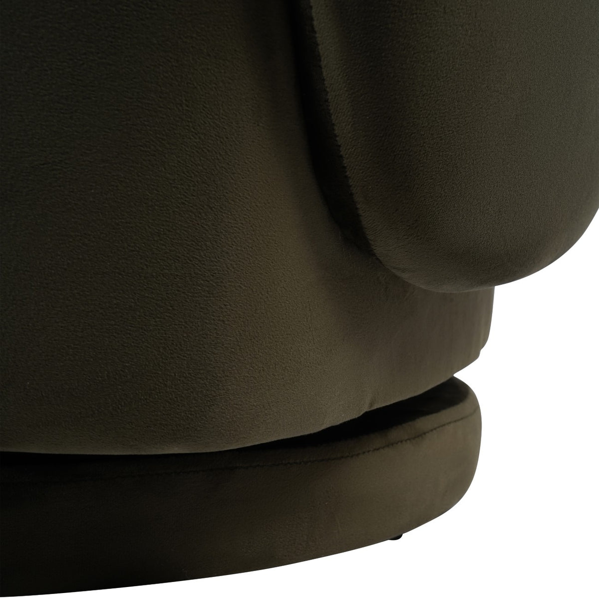 Ursula Upholstered Swivel Chair Velvet Green