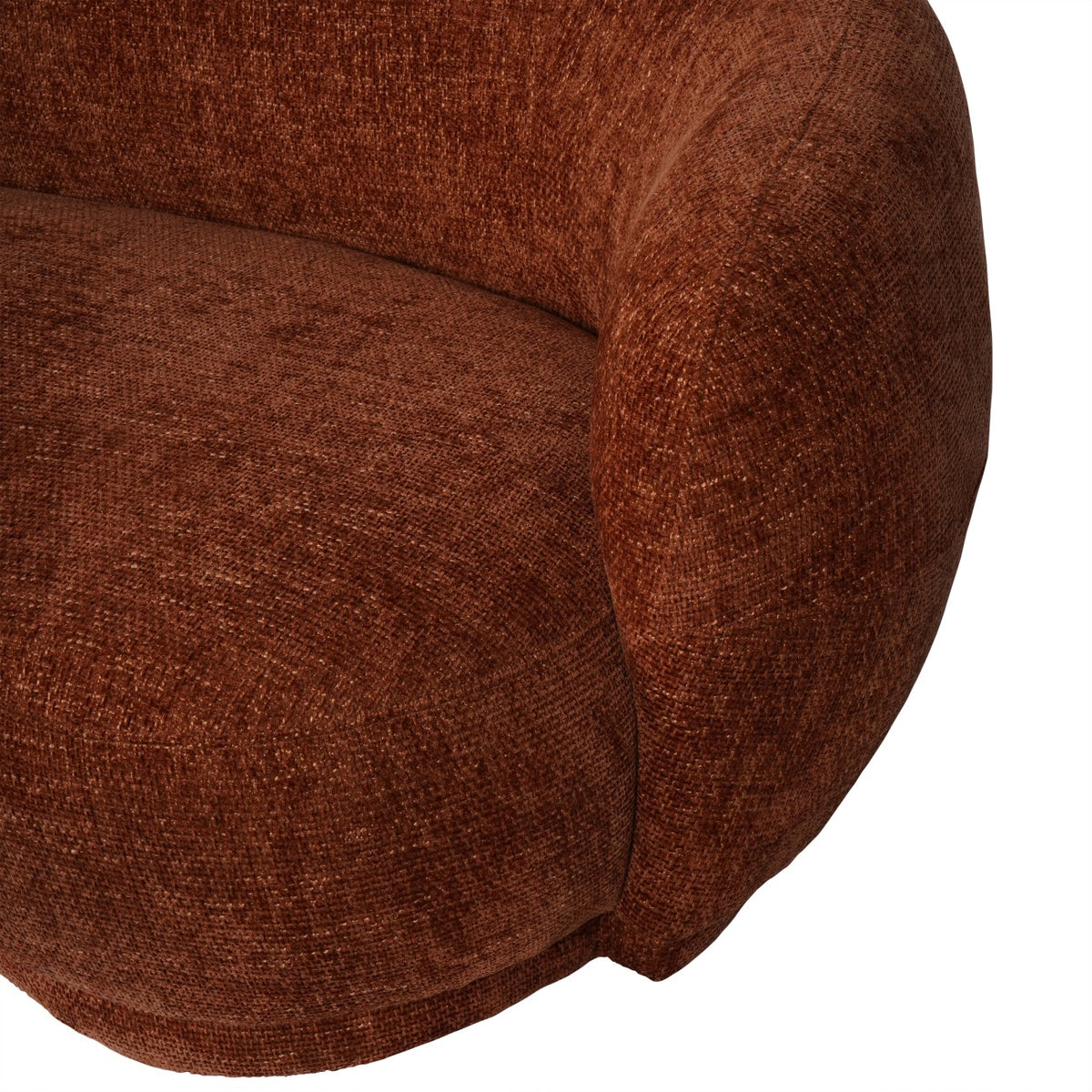 Marlowe Curved Sofa Terracotta
