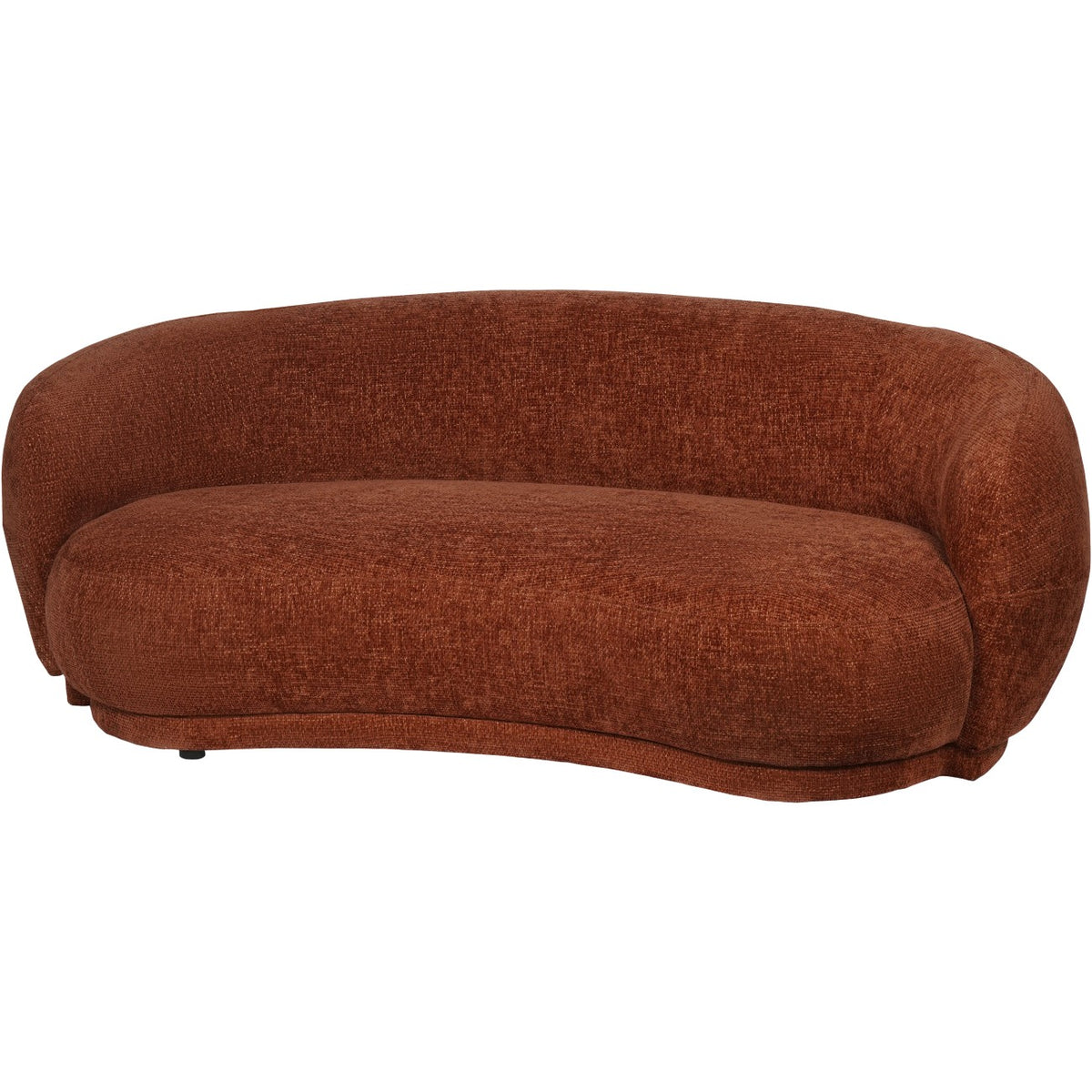 Marlowe Curved Sofa Terracotta