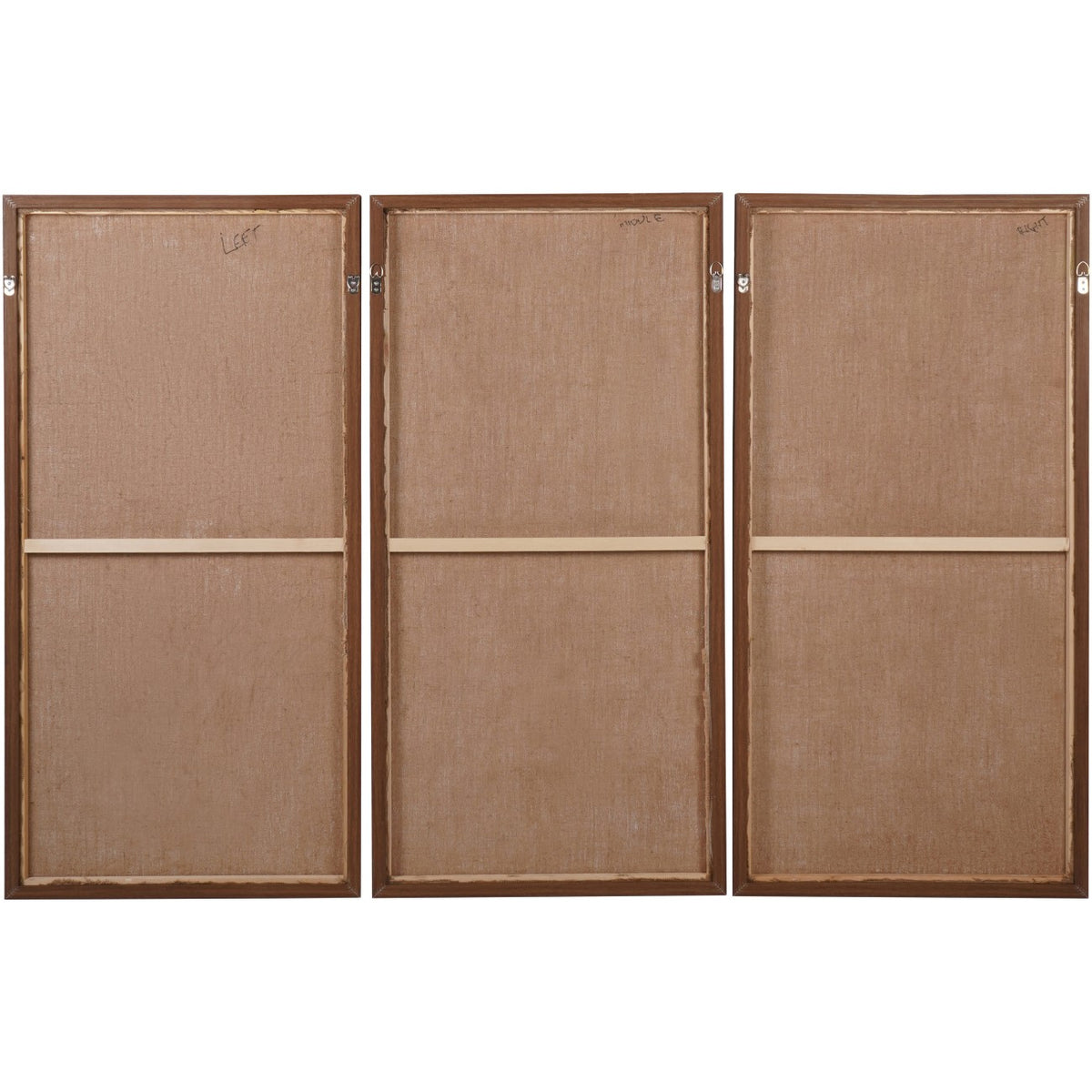 Trenton Horizons Set of 3 Framed Canvas Wall Art 180x120cm