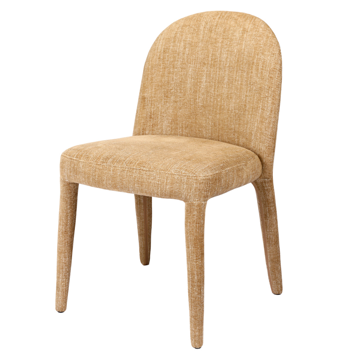 Lennox Pair of Upholstered Dining Chairs in Wheat