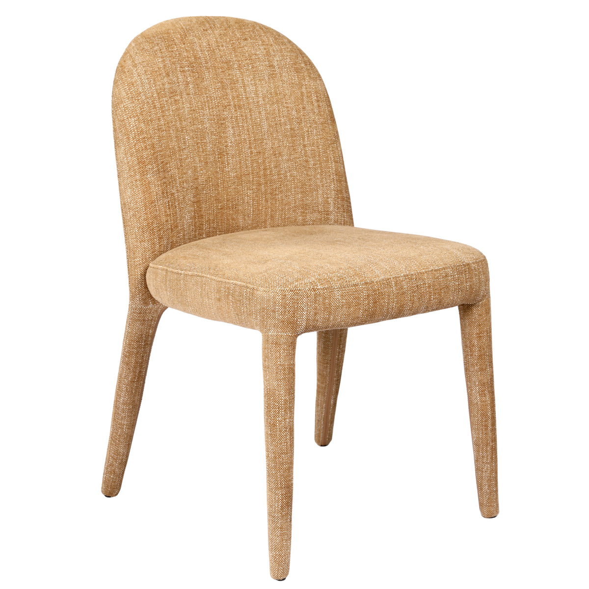 Lennox Pair of Upholstered Dining Chairs in Wheat