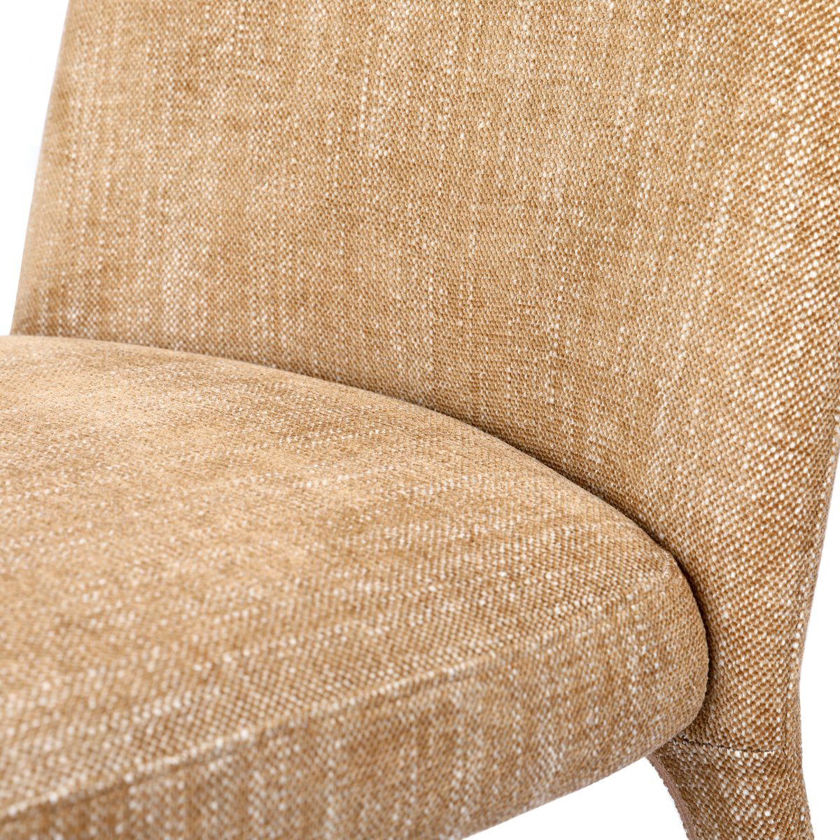 Lennox Pair of Upholstered Dining Chairs in Wheat
