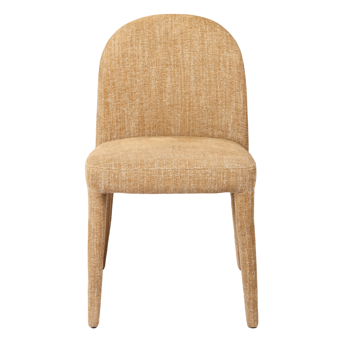 Lennox Pair of Upholstered Dining Chairs in Wheat