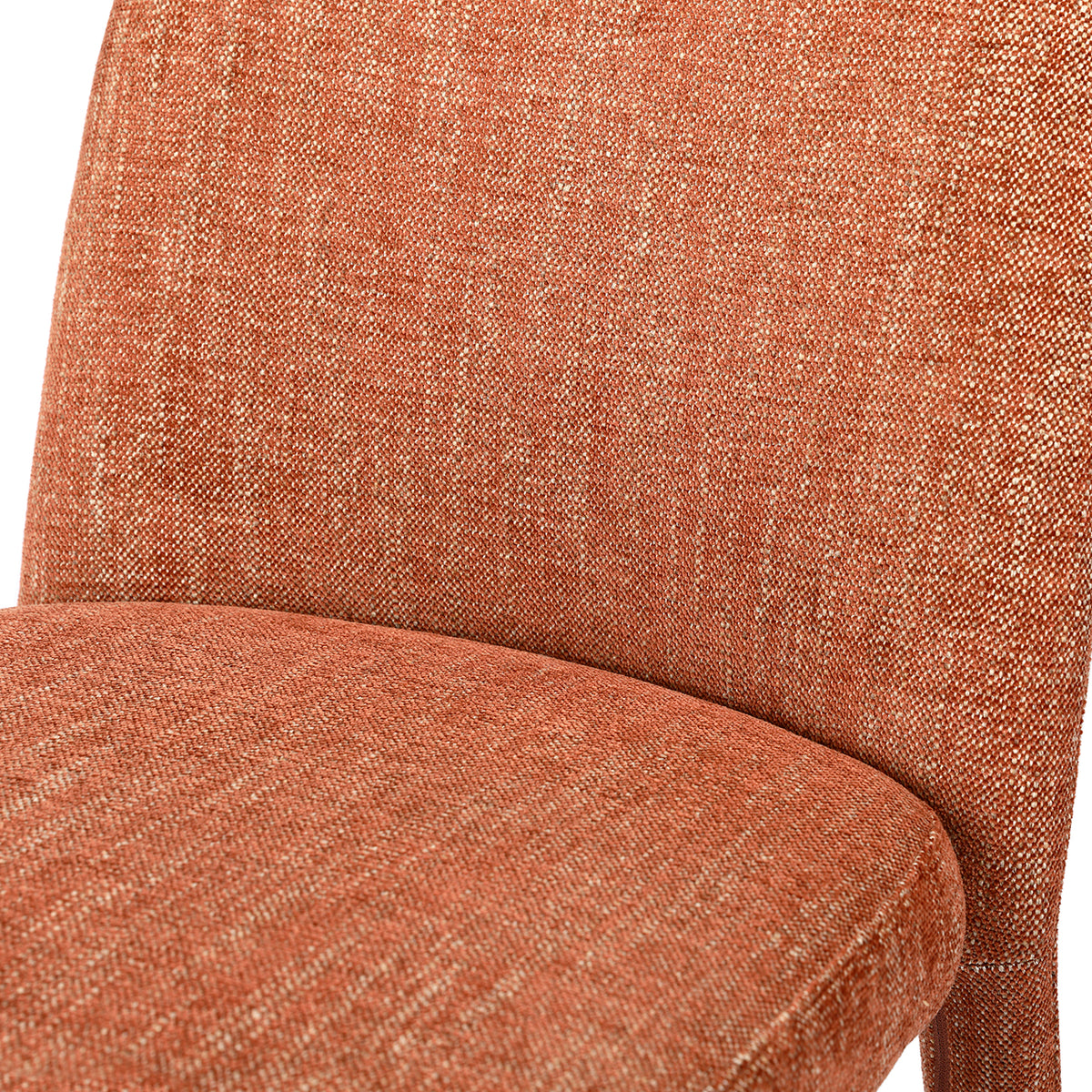 Lennox Pair of Upholstered Dining Chairs in Brown