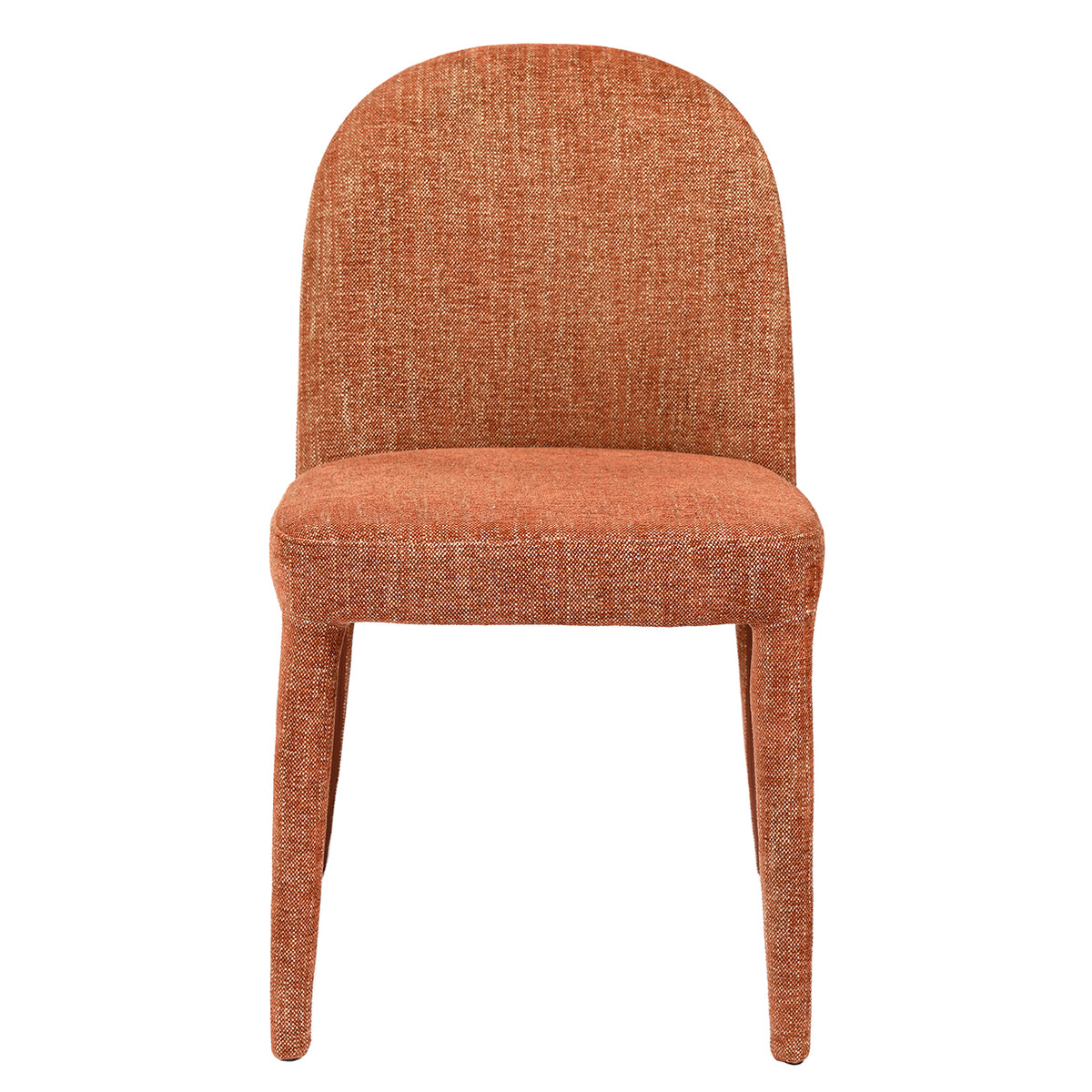 Lennox Pair of Upholstered Dining Chairs in Brown