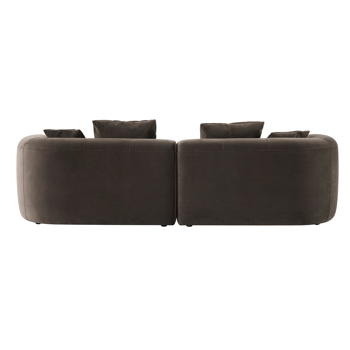 Seaton Sofa In Brown Velvet