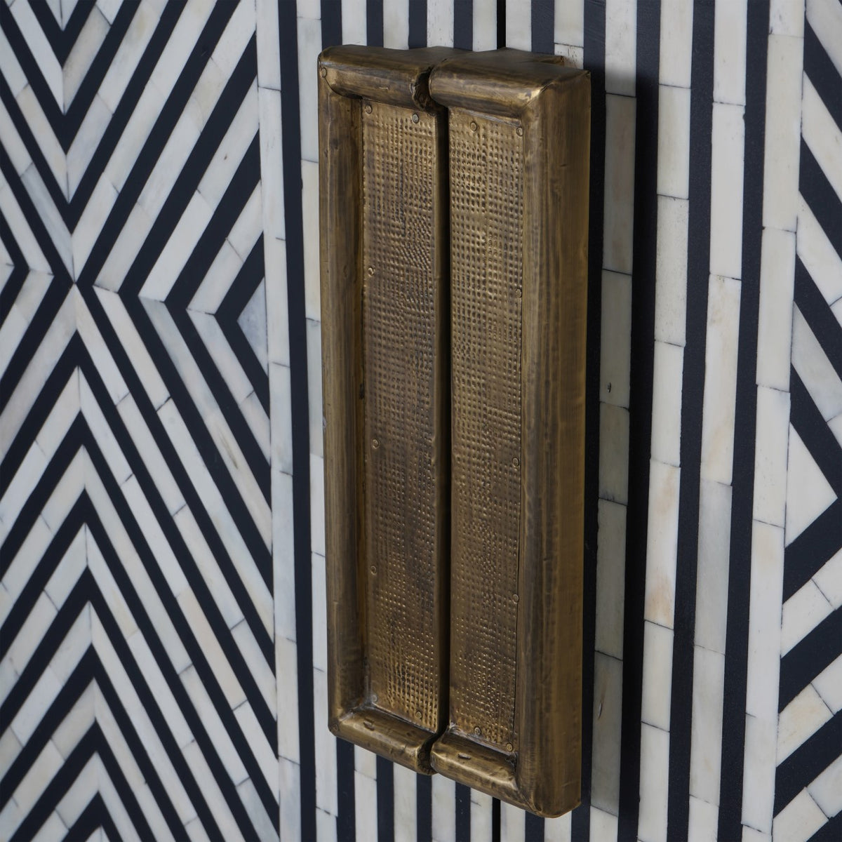 Stanton Bone Inlay Tall Storage Cabinet