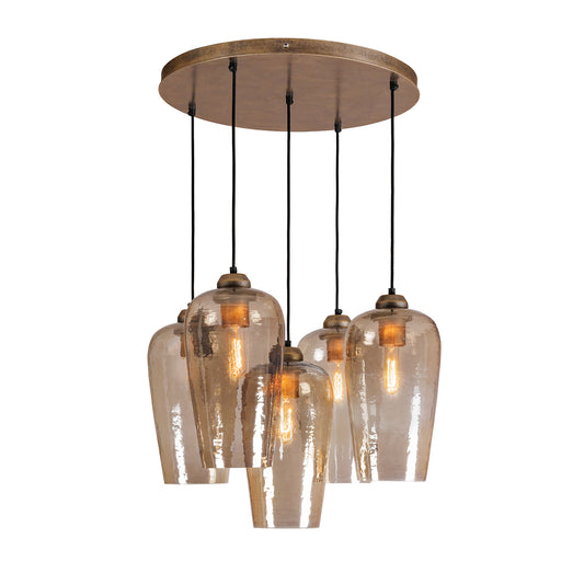 Saville 5 Light Cluster Pendant