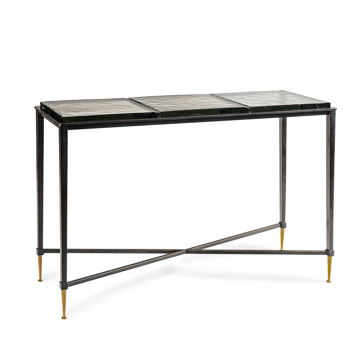 Rosalind Square Glass Console Table