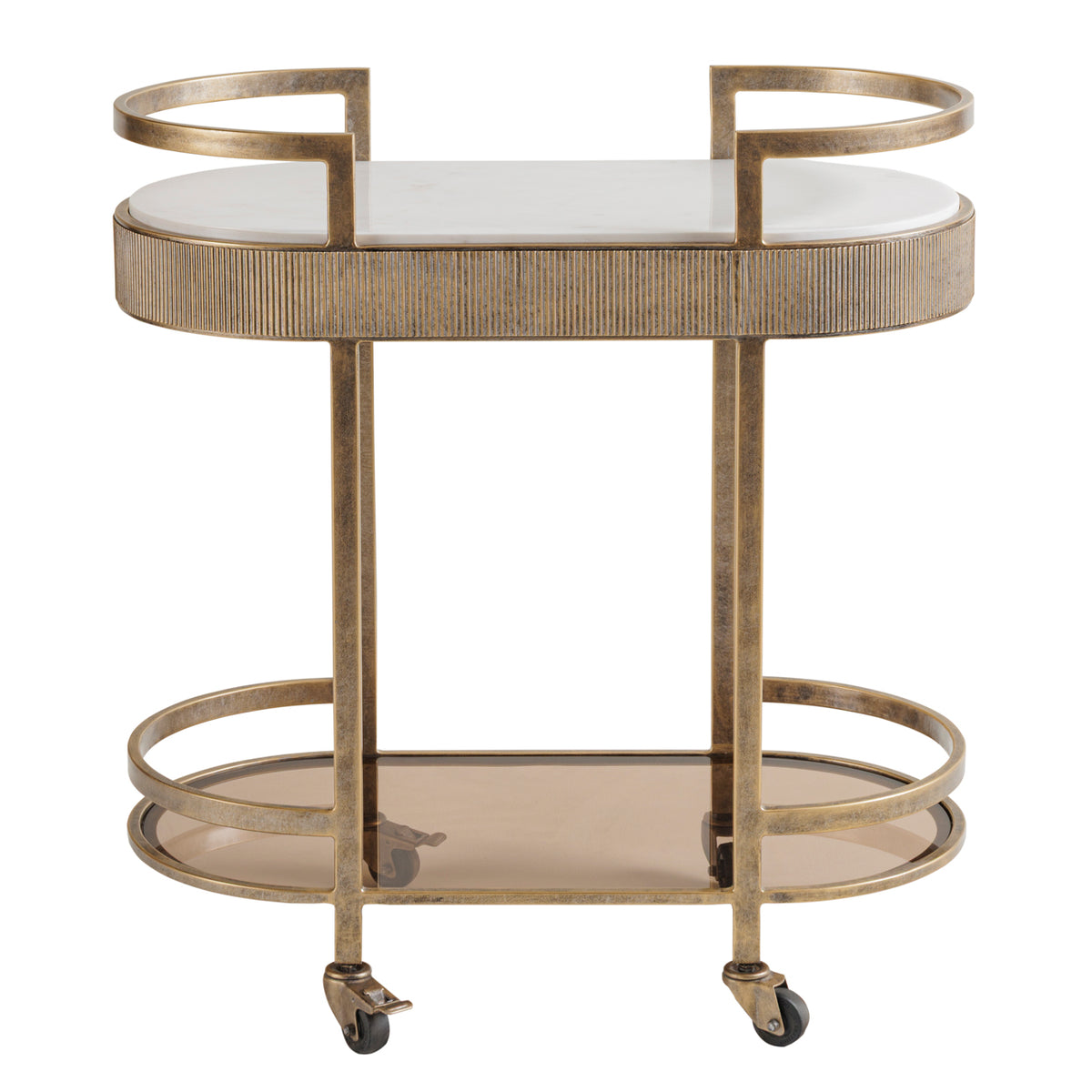 Monte Carlo Aged Gold Drinks Trolley