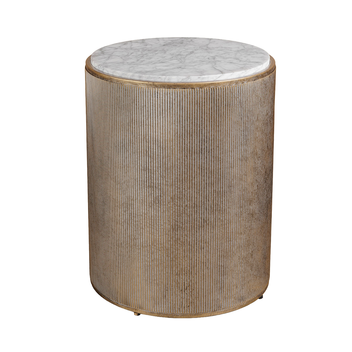 Monte Carlo Aged Gold Bed Side Table