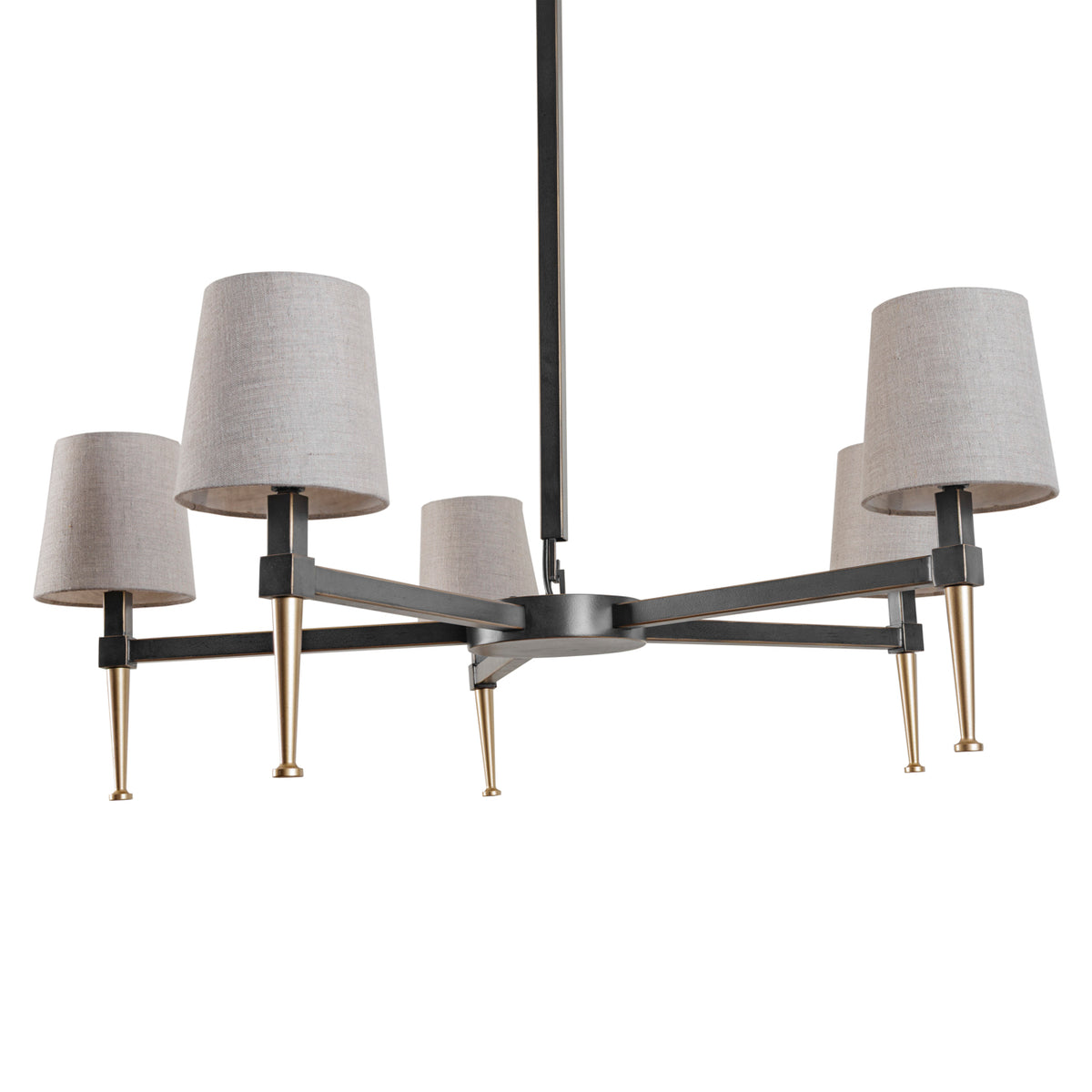 Rosalind 5 Light Pendant with Shades