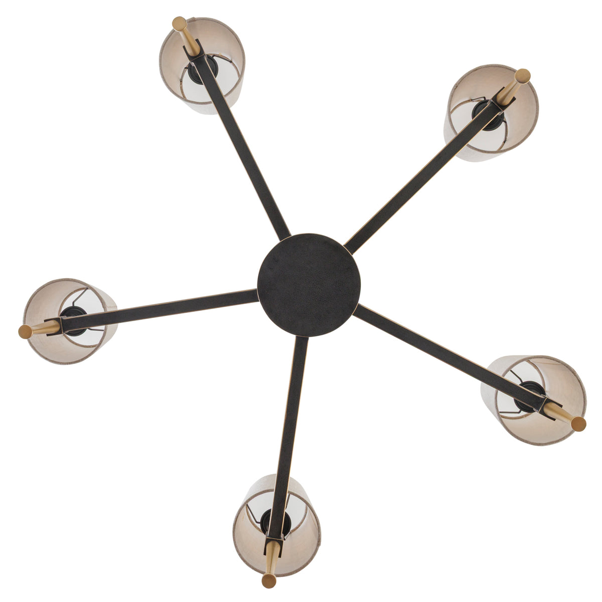 Rosalind 5 Light Pendant with Shades