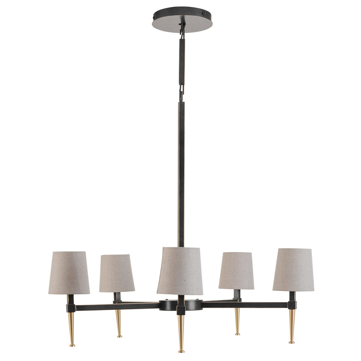 Rosalind 5 Light Pendant with Shades
