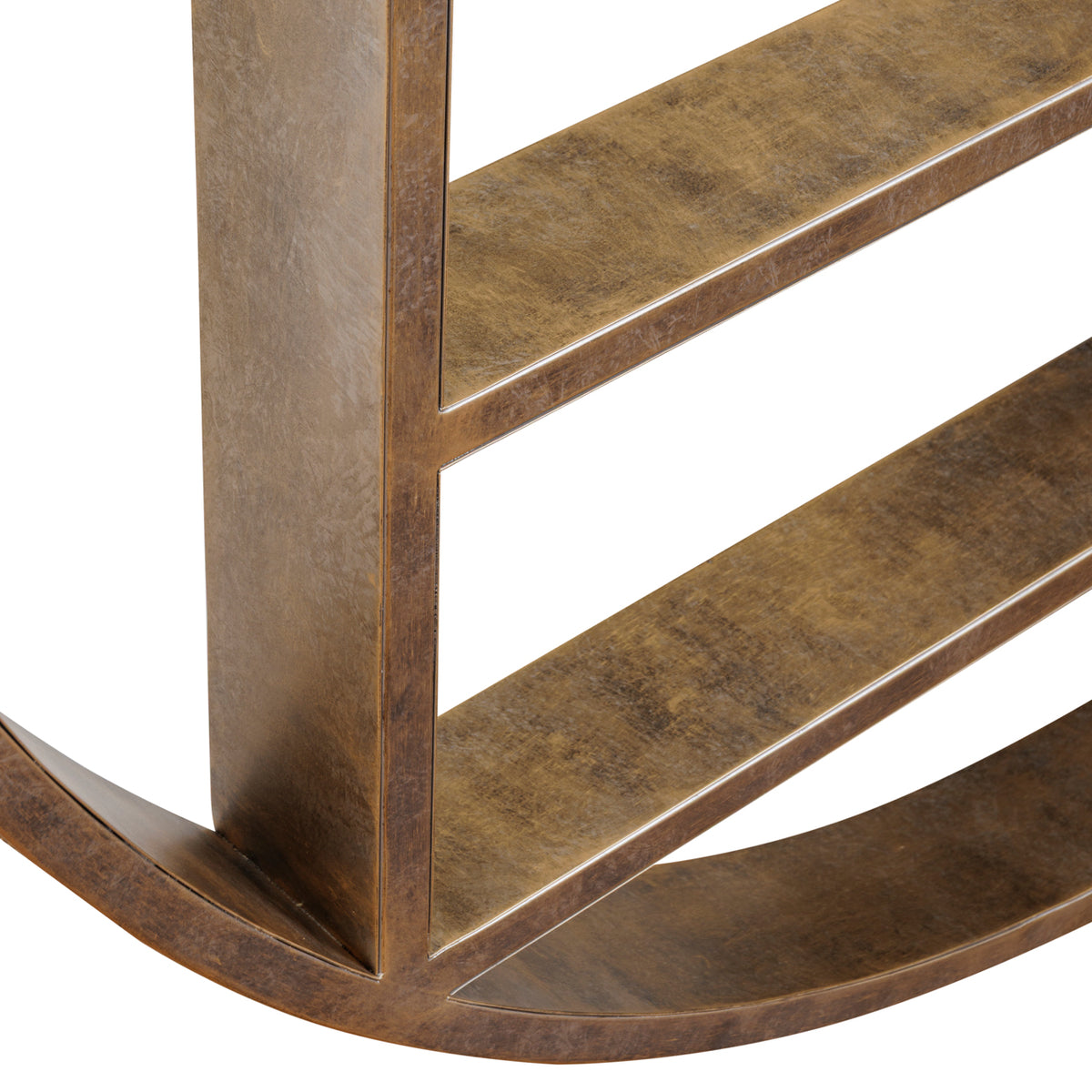 Monte Carlo Aged Gold Shelving Mirror Large