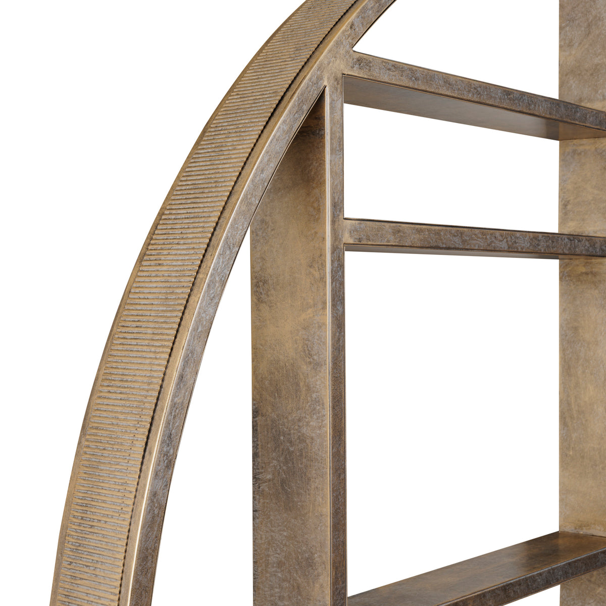 Monte Carlo Aged Gold Shelving Mirror Large