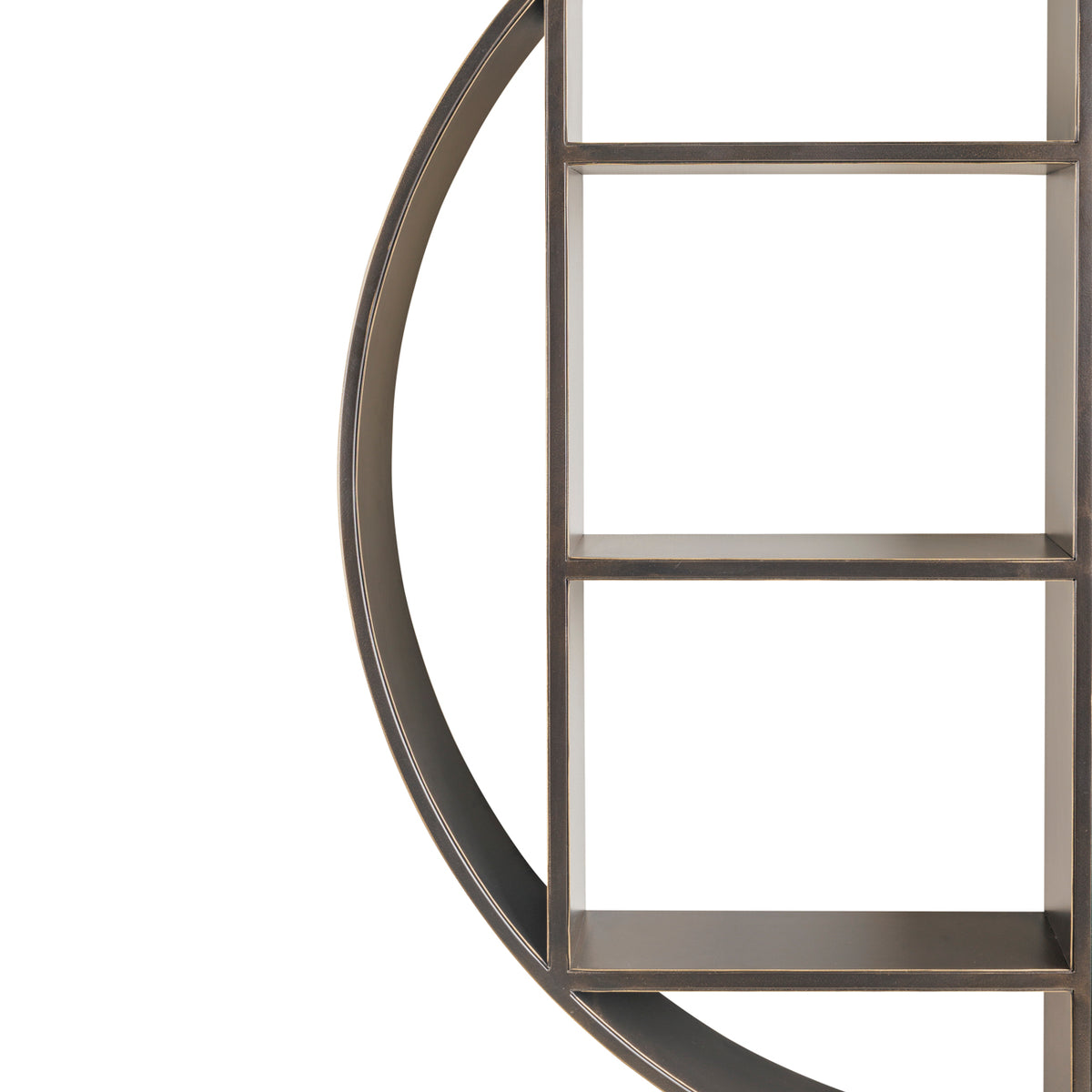 Monte Carlo Black Shelving Mirror Small