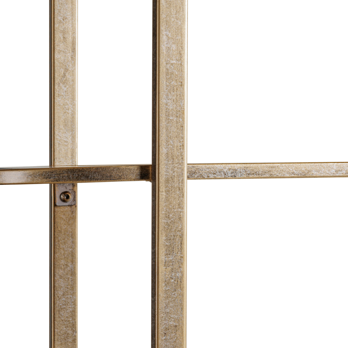 Monte Carlo Aged Gold Shelving Unit