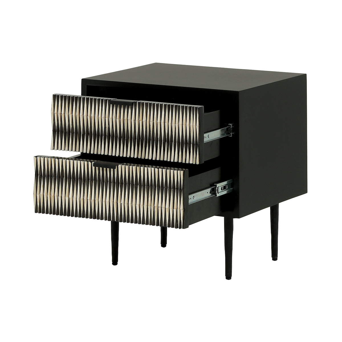 Newbury Bone Inlay Bedside