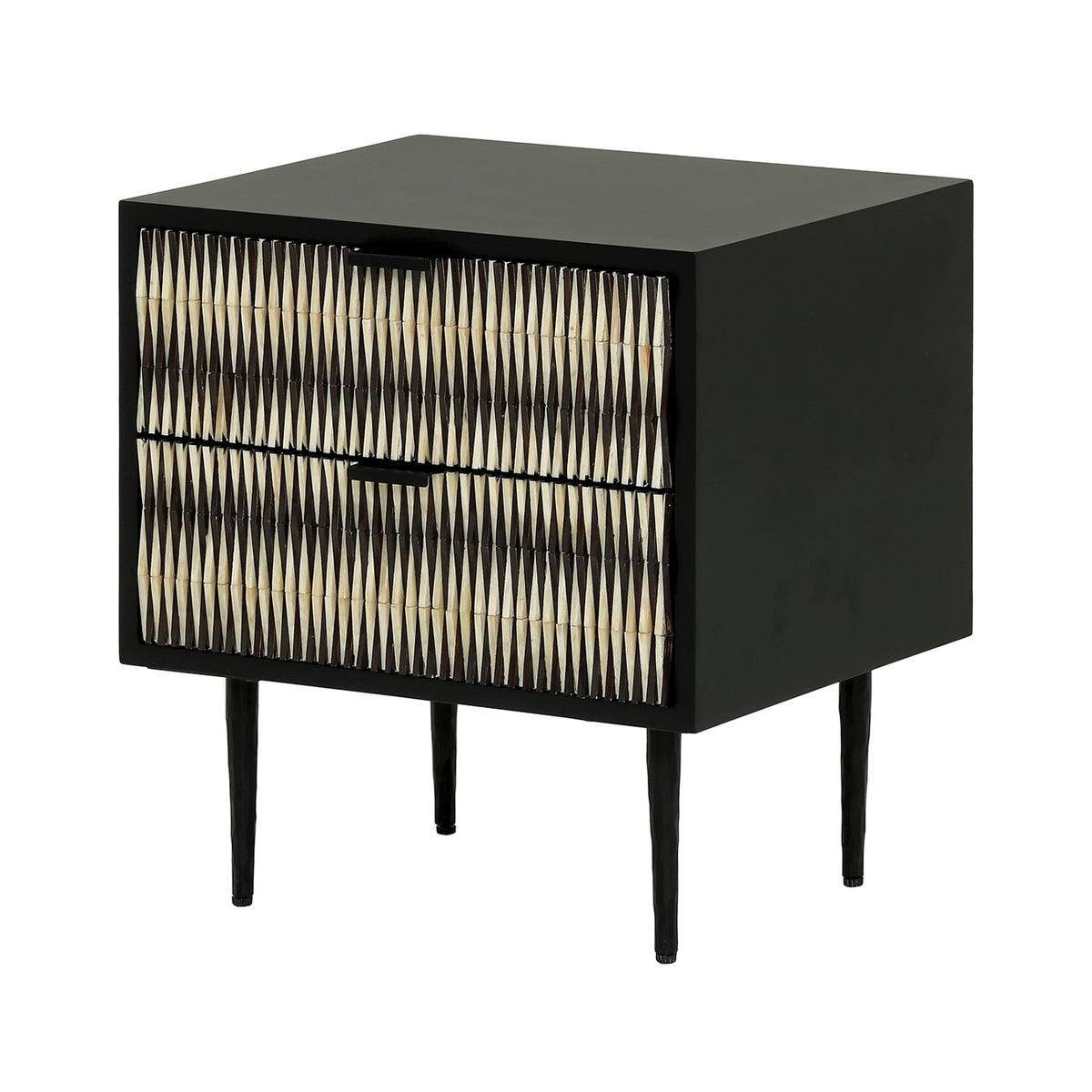 Newbury Bone Inlay Bedside