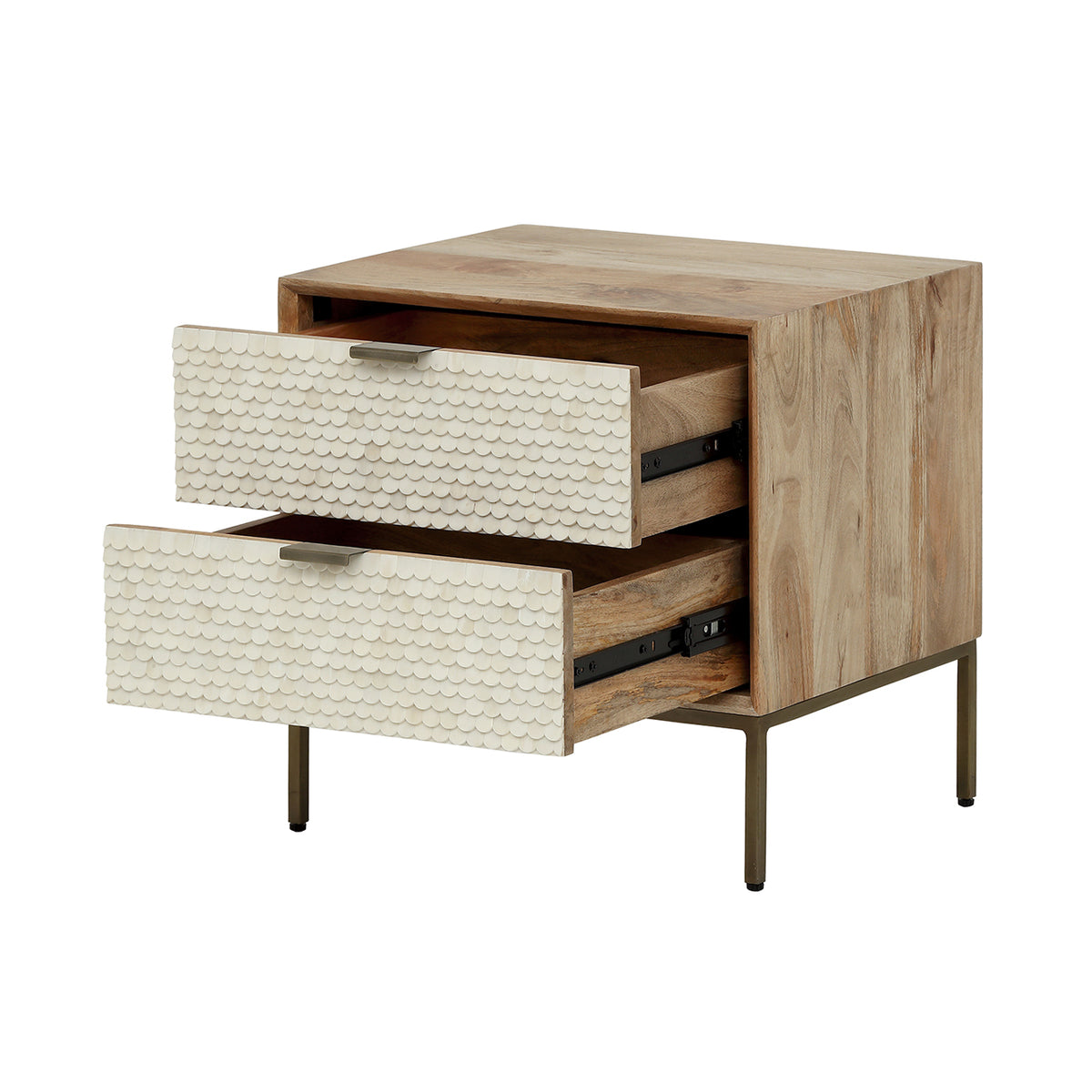 Ravenna Bone Inlay Bedside Table