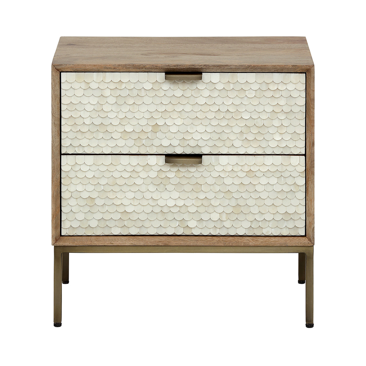 Ravenna Bone Inlay Bedside Table