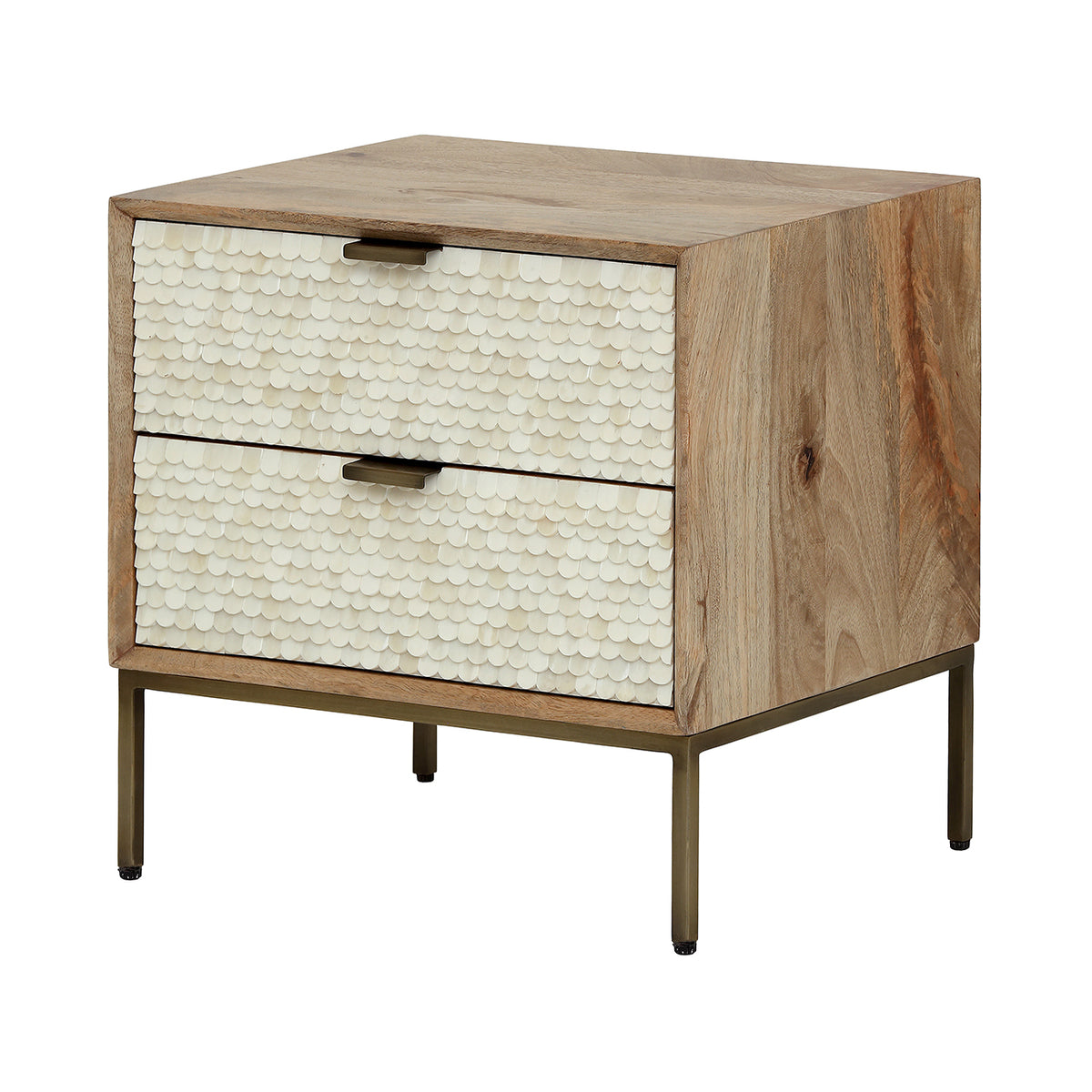 Ravenna Bone Inlay Bedside Table