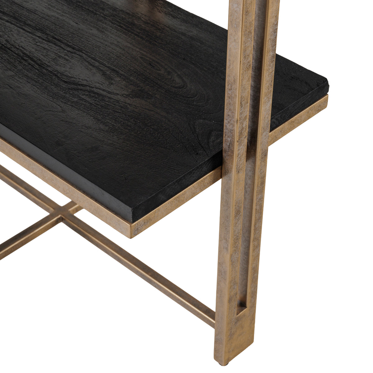 Merrick Sandblasted Mango Wood Shelving Unit