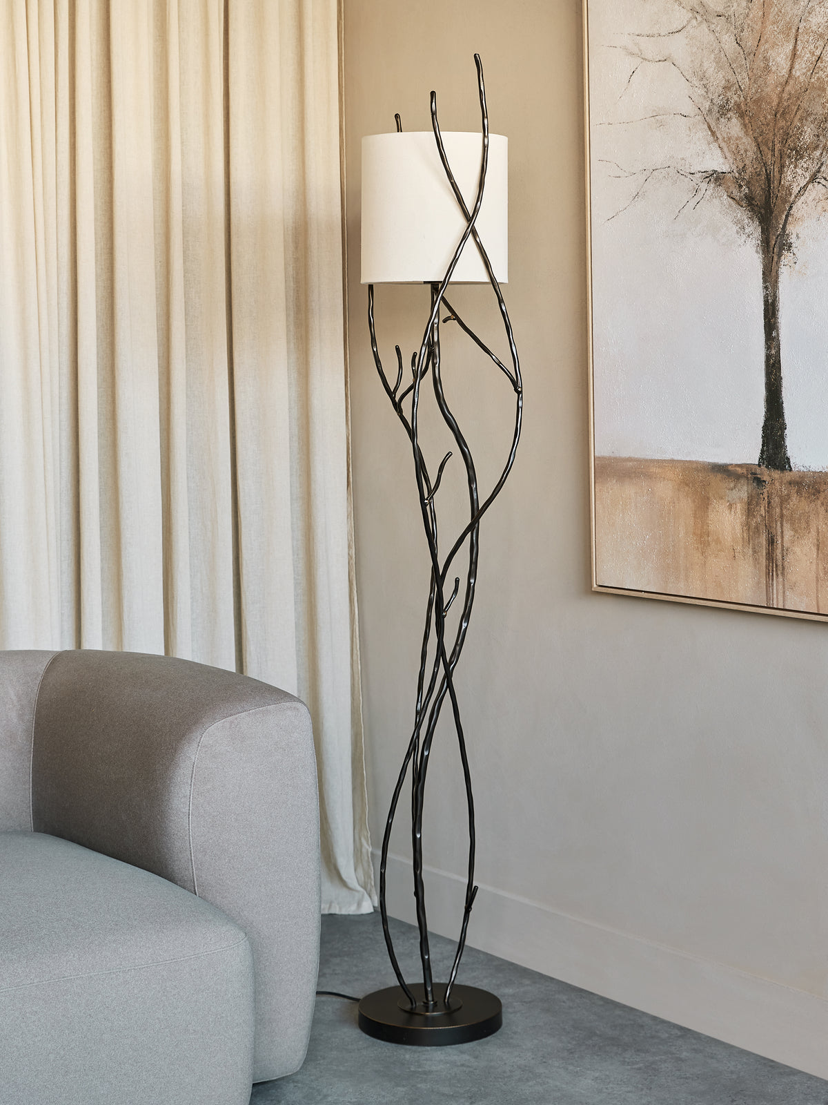 Melrose Iron Floor Lamp 150cm