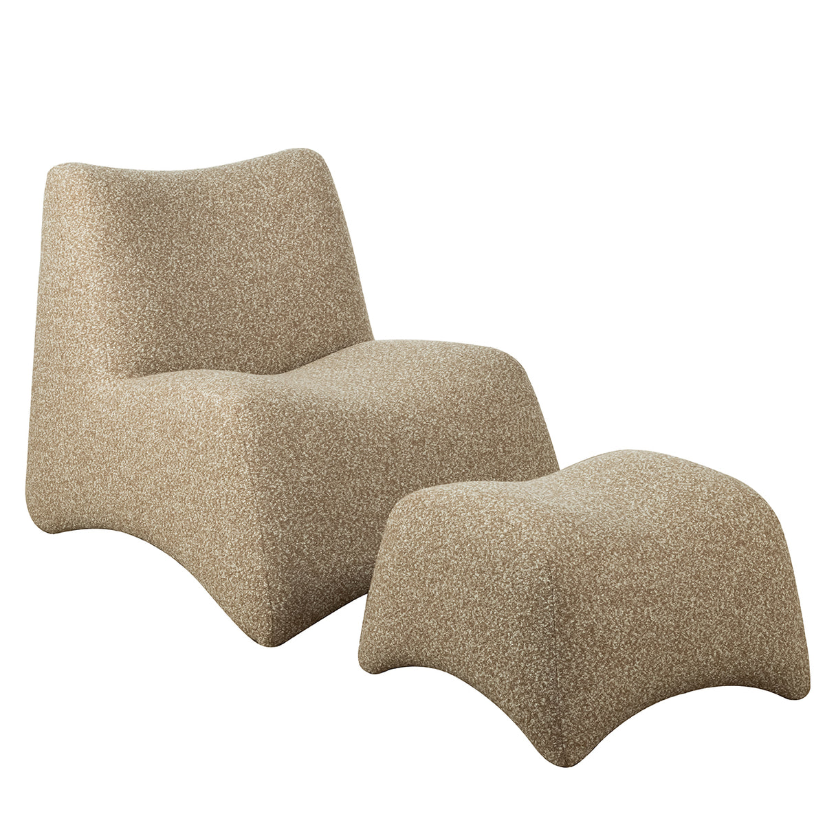 Radley Upholstered Occasional Chair and Stool