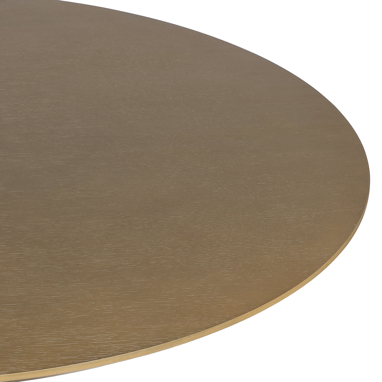 Brushed Antique Brass Dining Table