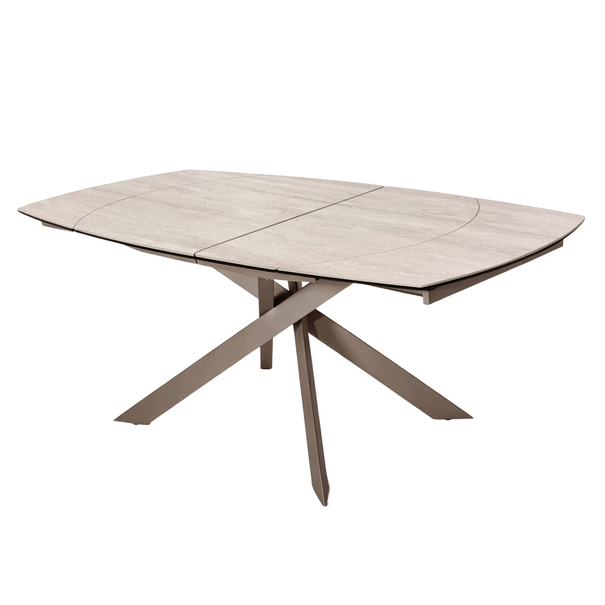 Ludlow Extendable Dining Table Warm Stone
