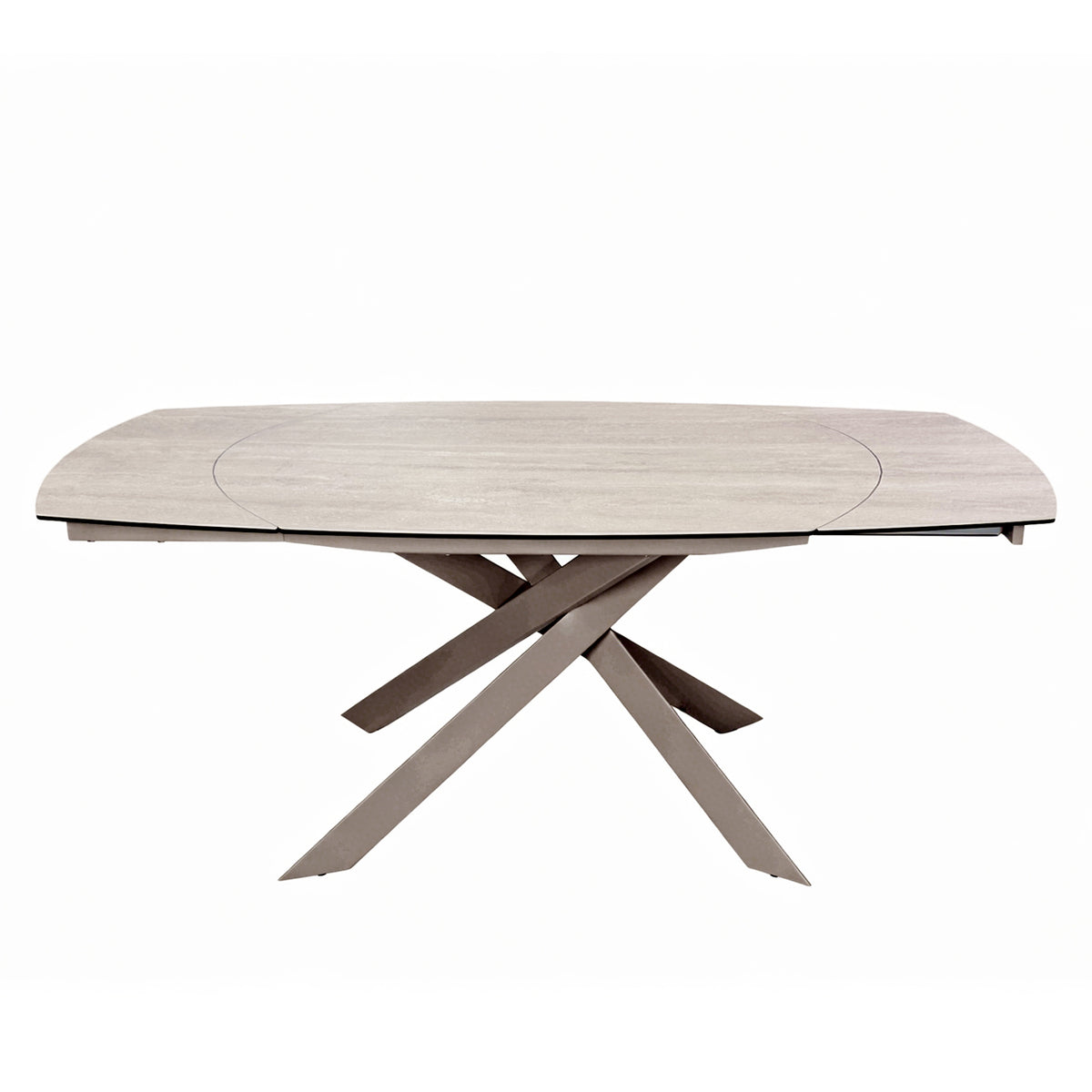 Ludlow Extendable Dining Table Warm Stone