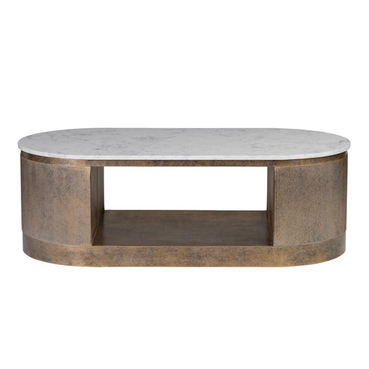 Monte Carlo Aged Gold Storage Coffee Table
