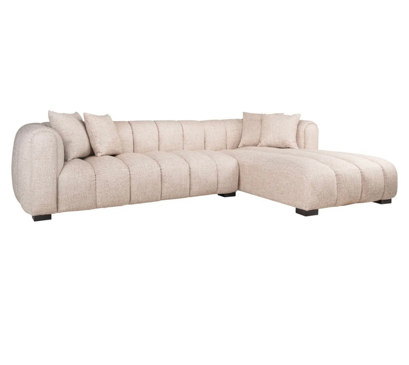 Aurelia Sculpt Chaise Sofa