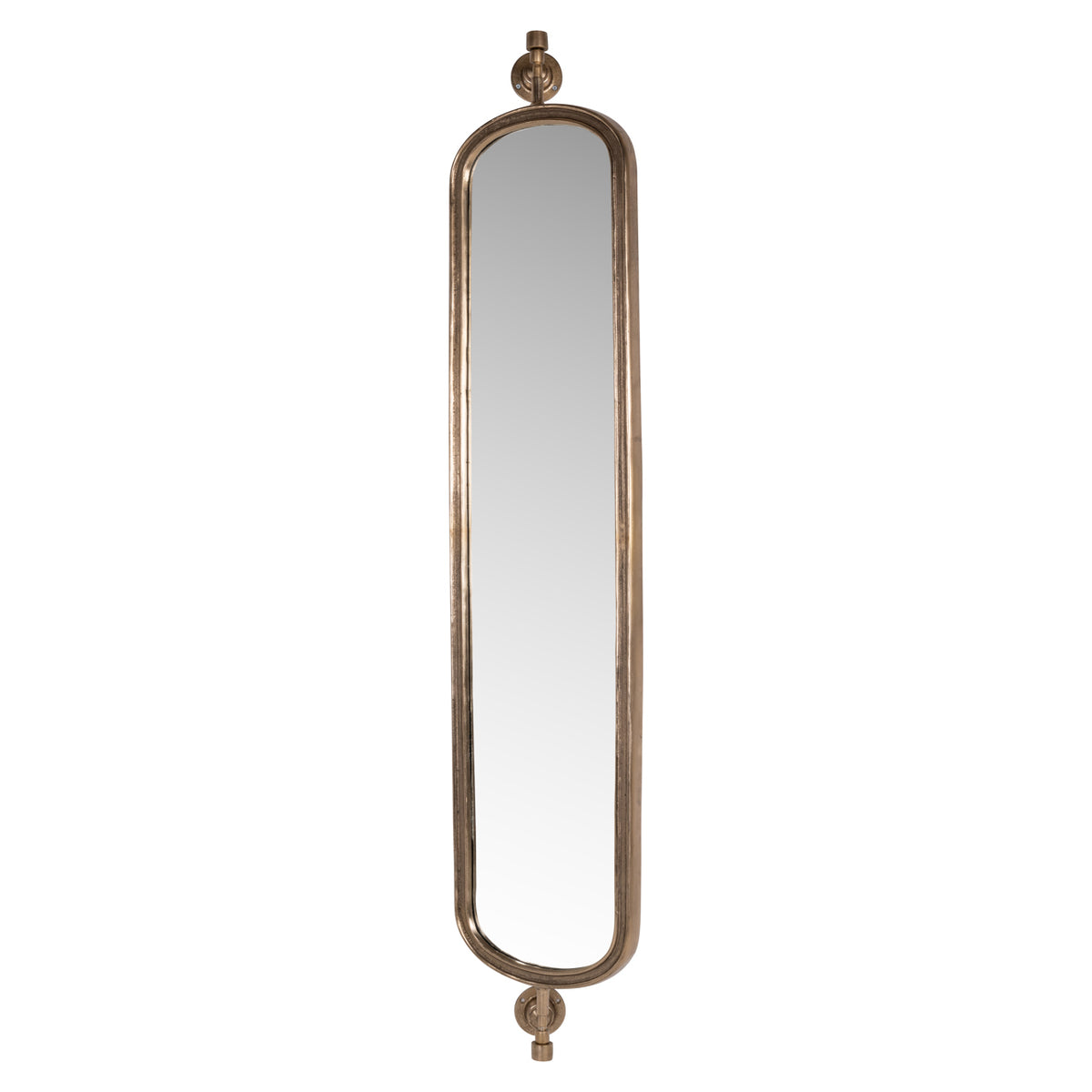 Hartley Antique Brass Mirror