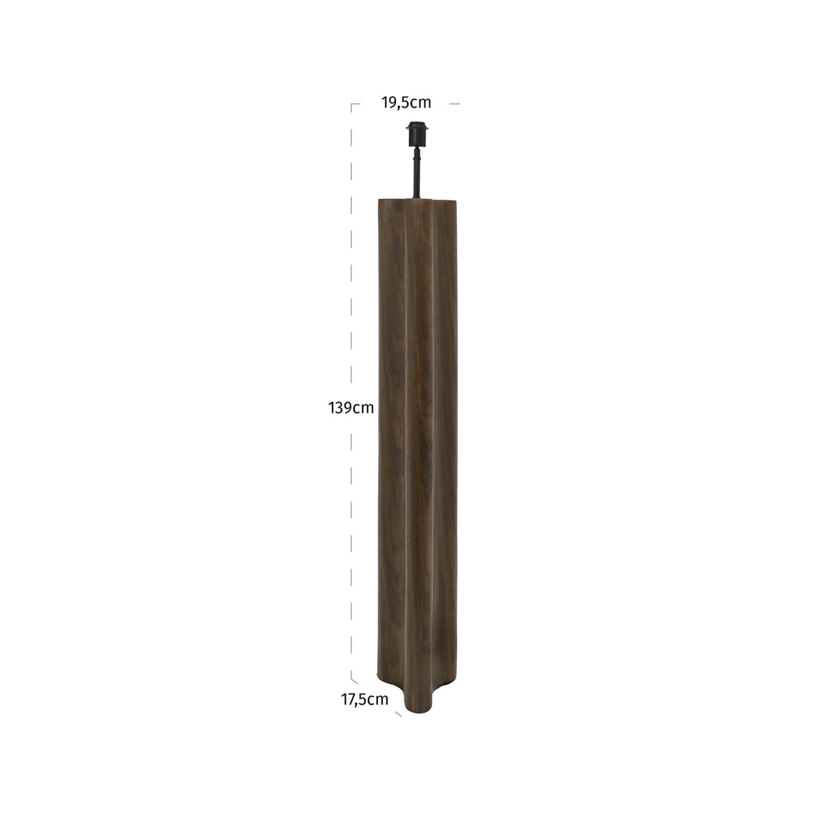 Juno Walnut Floor Lamp