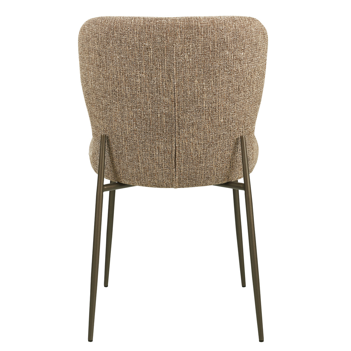 Oakby Brown Tweed Dining Chair Set of 2
